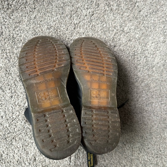 Doc Marten’s 6” Black Leather Lace-Up Boots - Picture 9 of 10